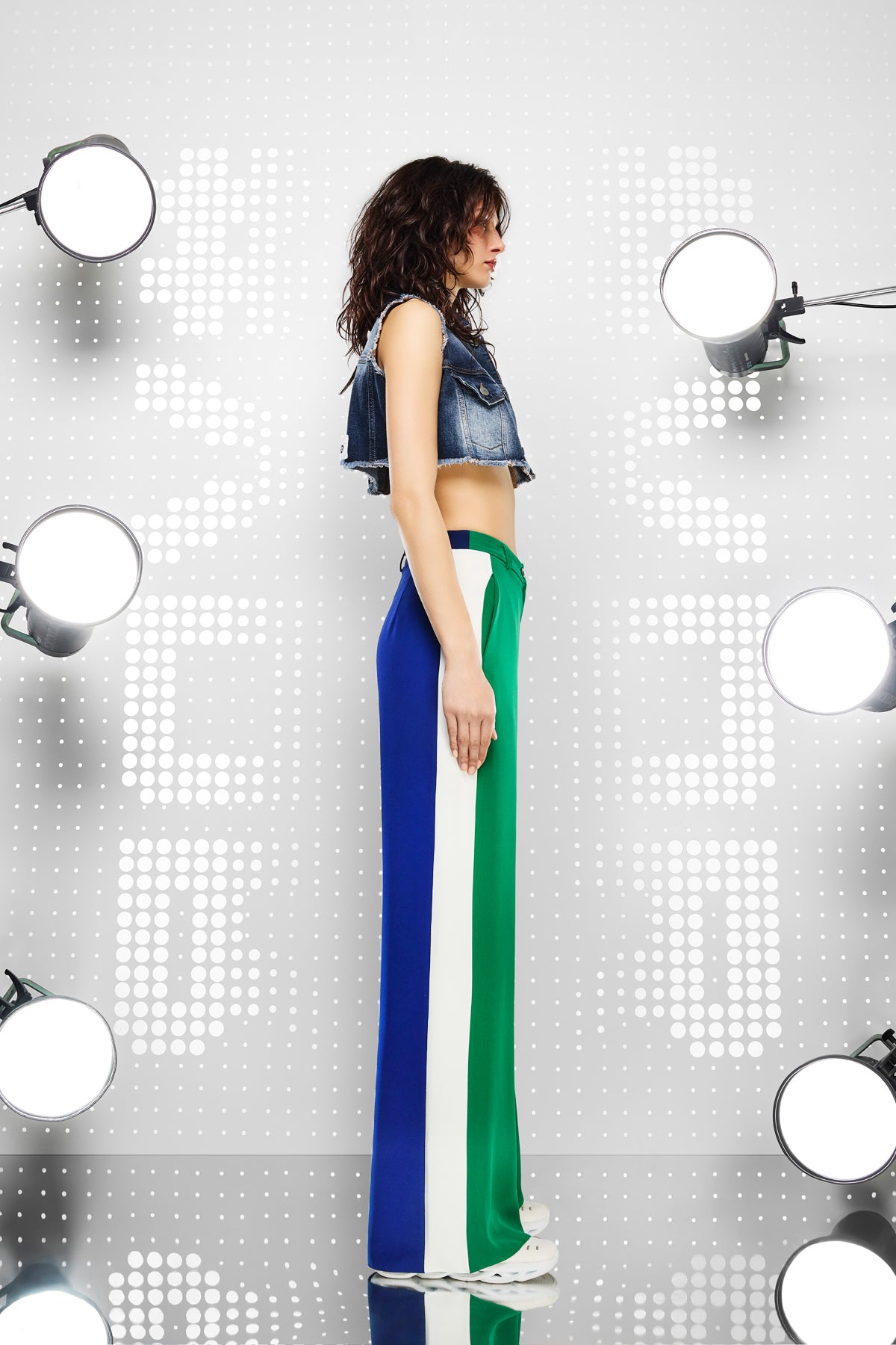 Yesil Saks Mavisi  Pantolon 15332