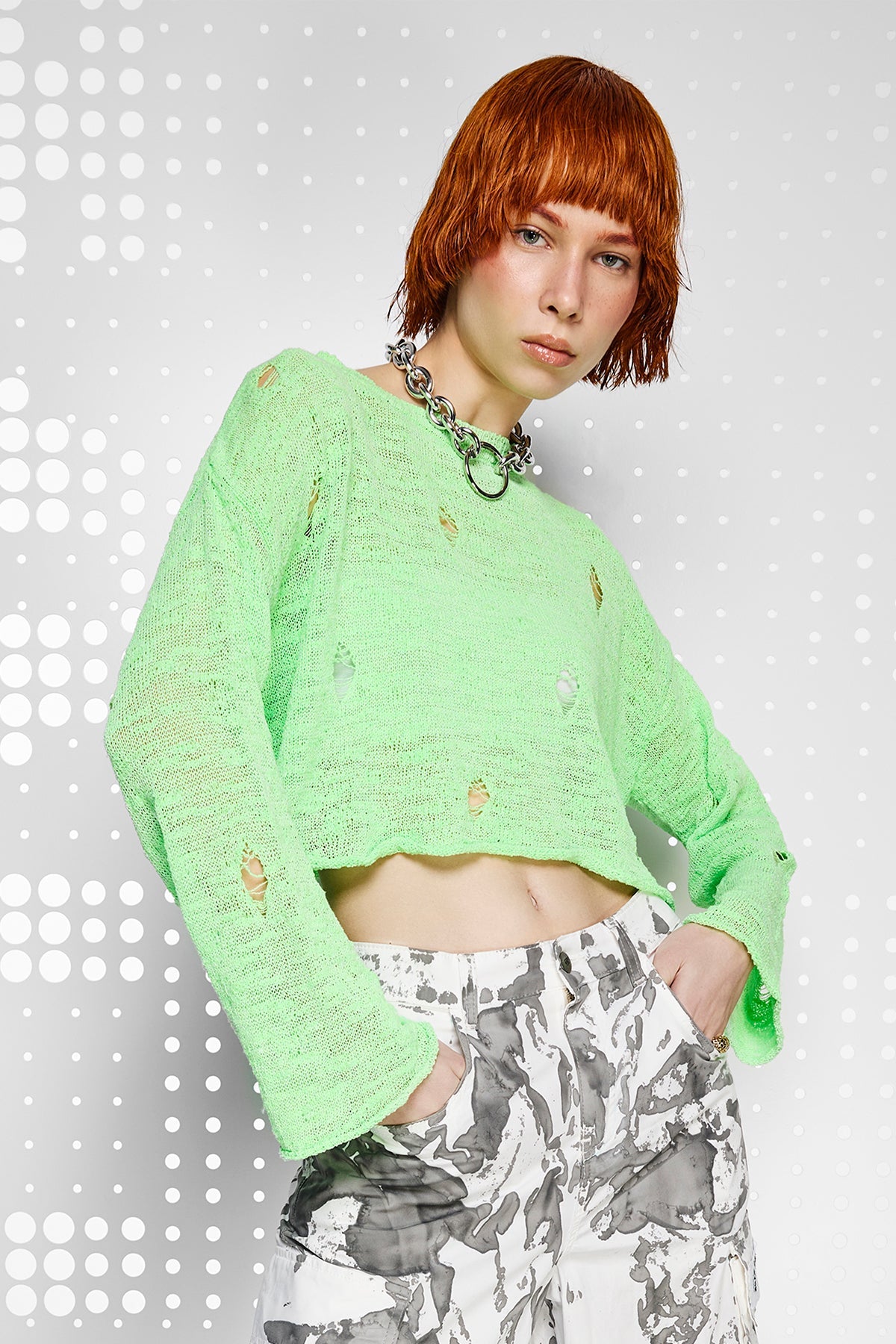 Yesil Neon  Kazak 15341