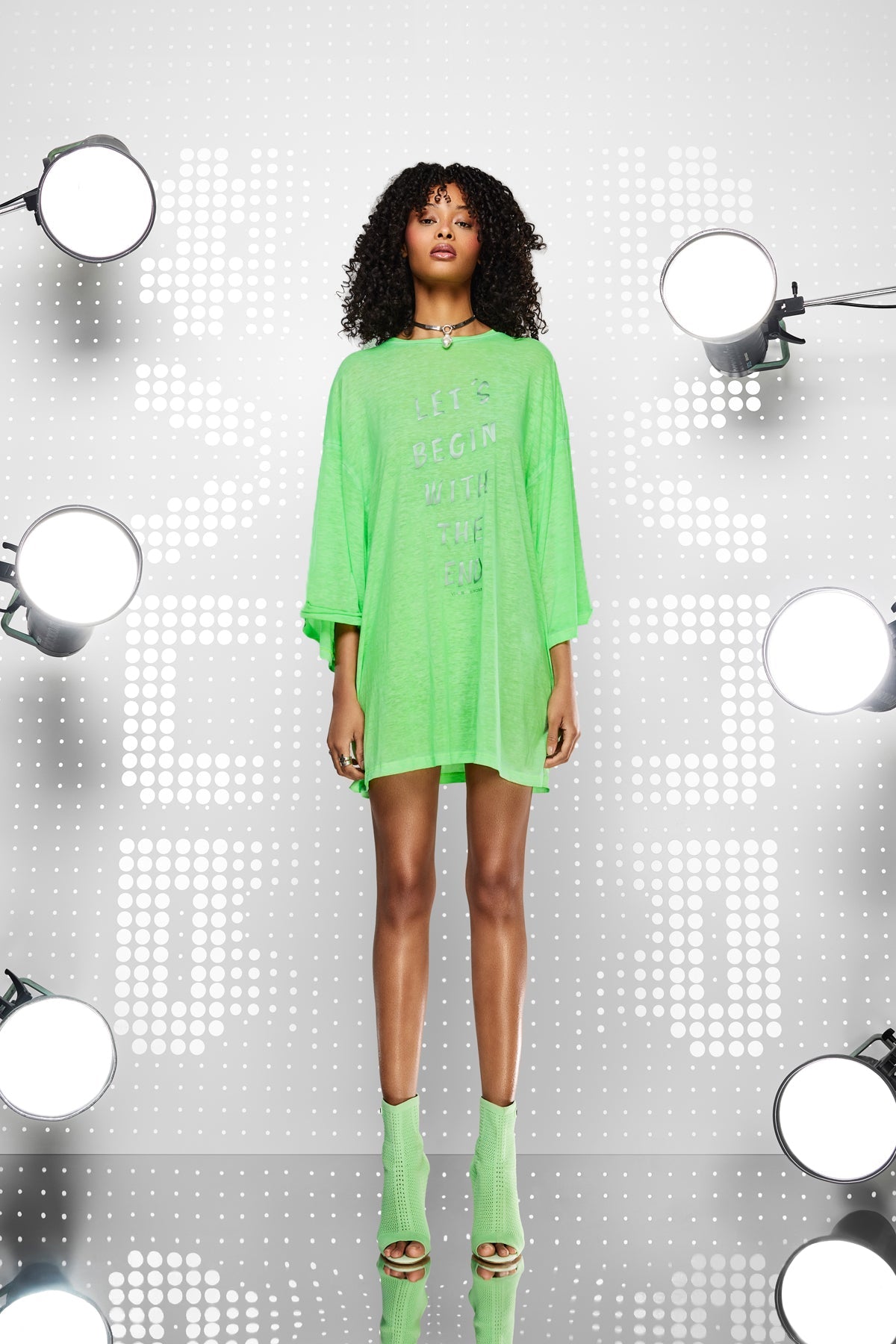 Yesil Neon  Tunik 15391