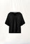 Siyah V-Yakalı İnterlok T-shirt 17003