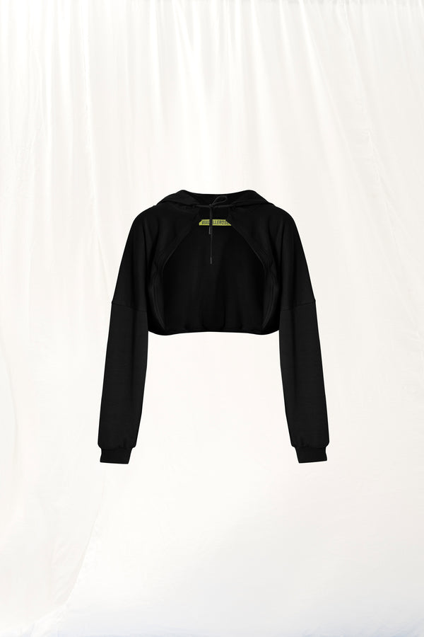 Siyah Bolero Sweatshirt 17006