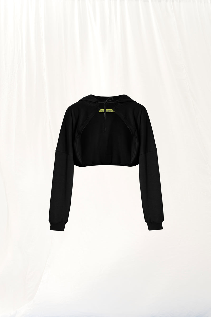 Siyah Bolero Sweatshirt 17006