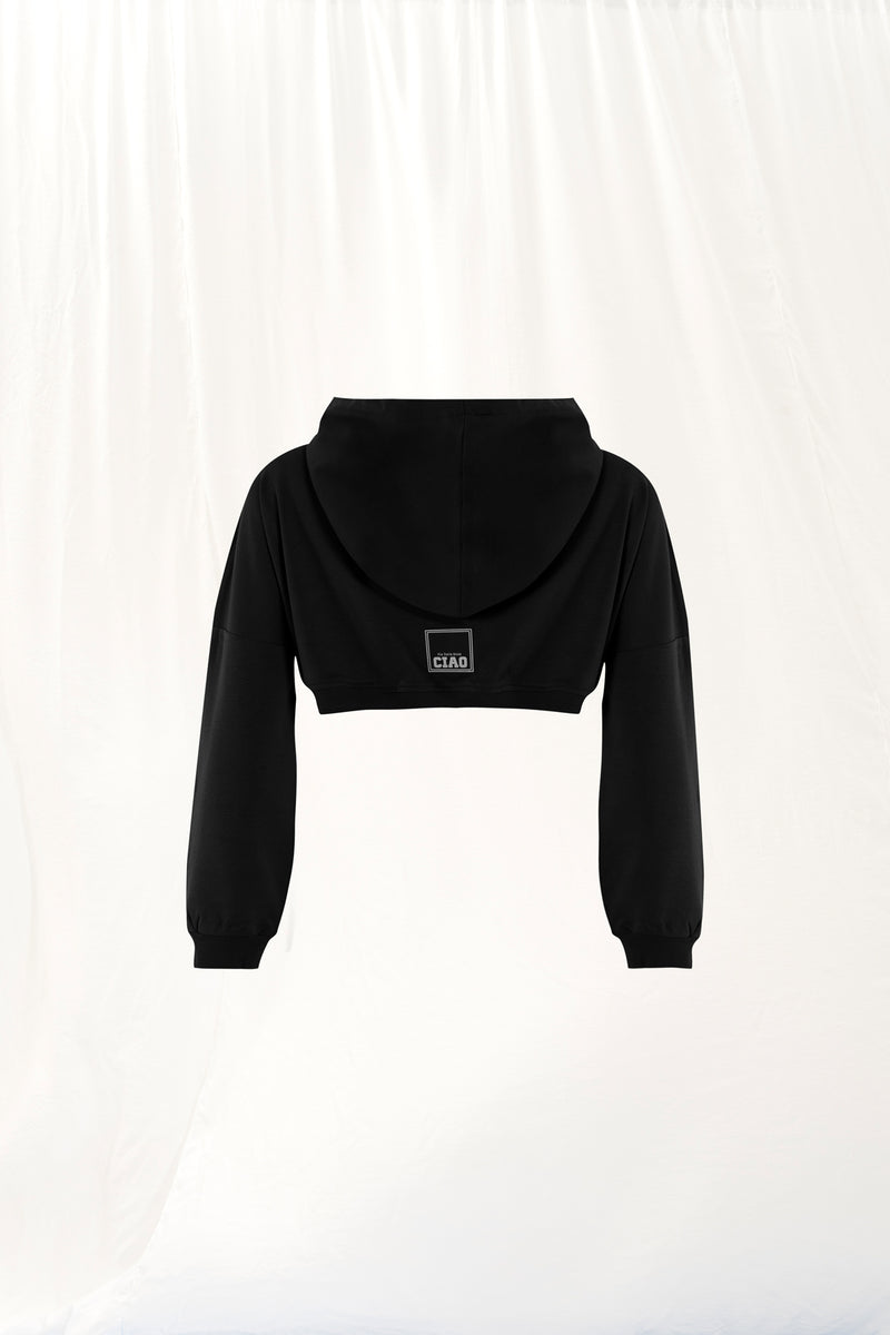 Siyah Bolero Sweatshirt 17006
