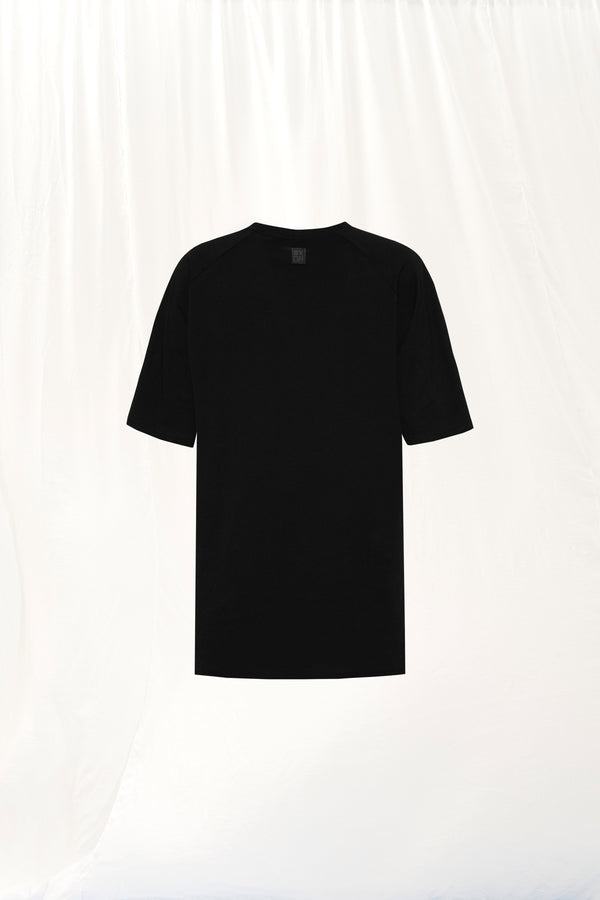 Siyah Payetli Oversize Tunik 17068