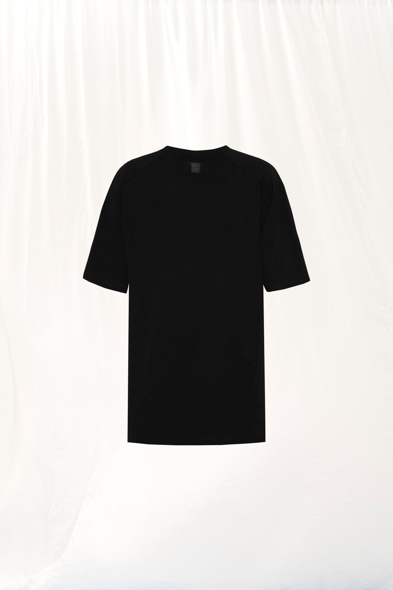 Siyah Payetli Oversize Tunik 17068