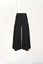 Siyah Wide-Leg Piliseli Pantolon 17098