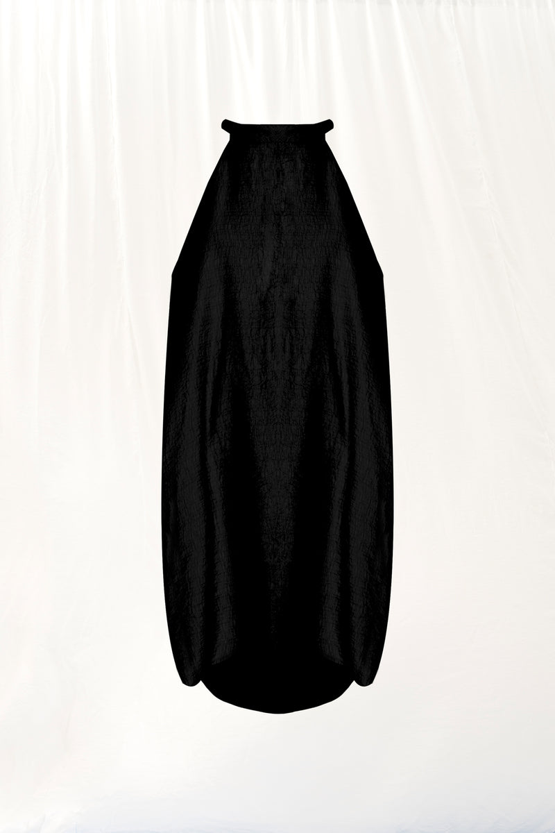 Siyah Halter Yaka Elbise 17100