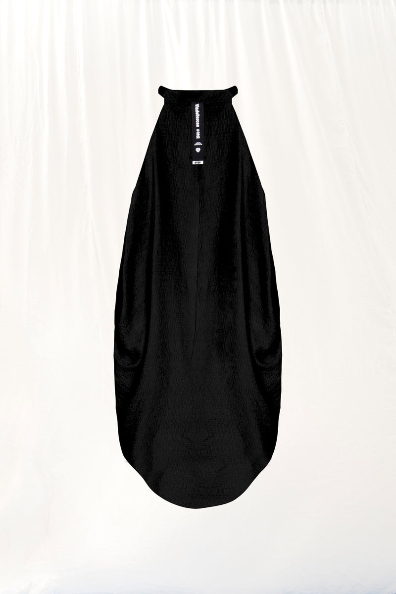 Siyah Halter Yaka Elbise 17100