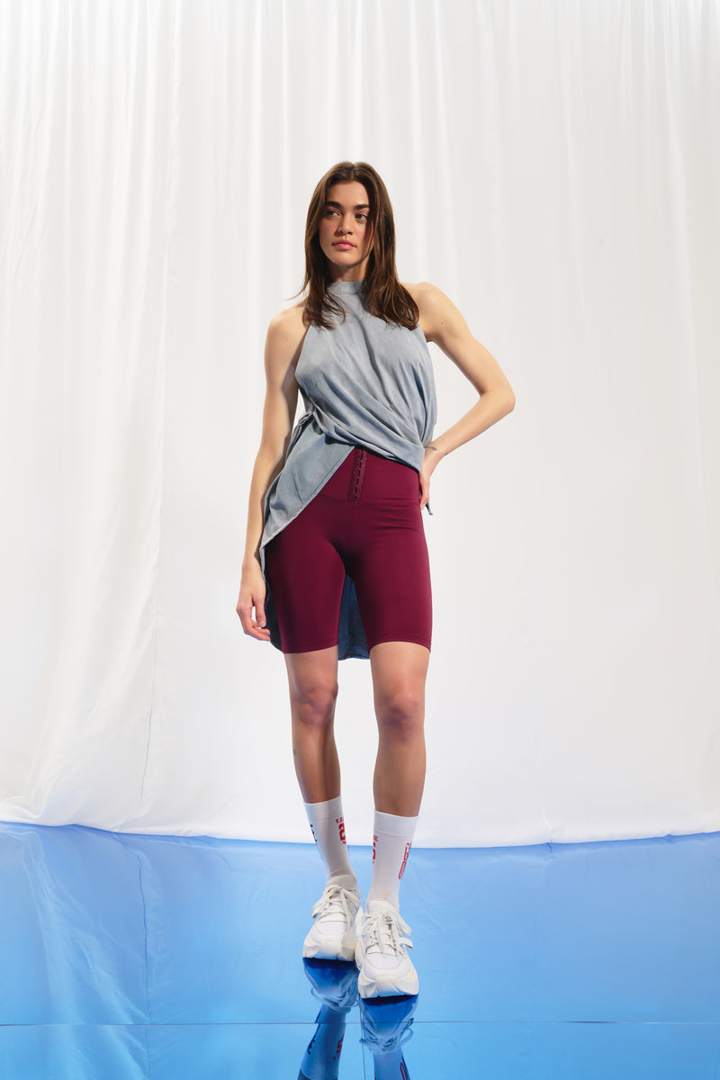 Gri Halter Yaka Tunik 17101