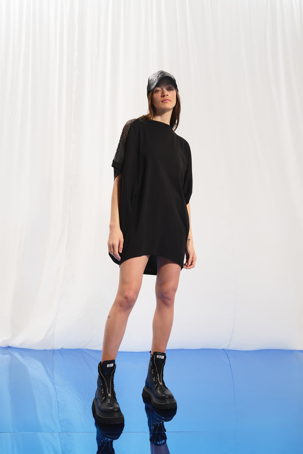 Siyah Oversize Tunik 17104