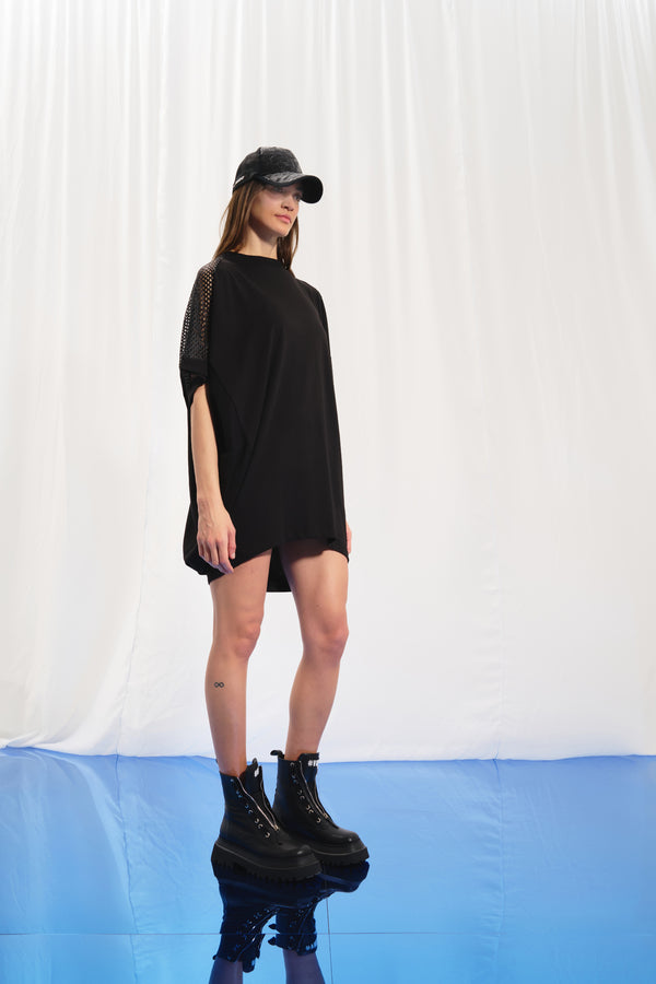 Siyah Oversize Tunik 17104