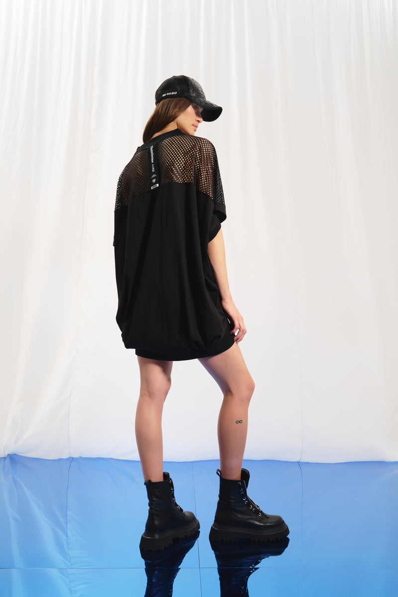 Siyah Oversize Tunik 17104
