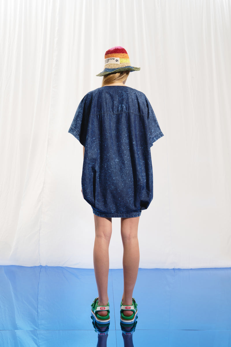 Mavi Oversize Denim Elbise 17106