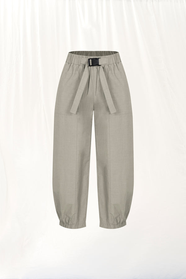 Bej Poplin Pantolon 17108