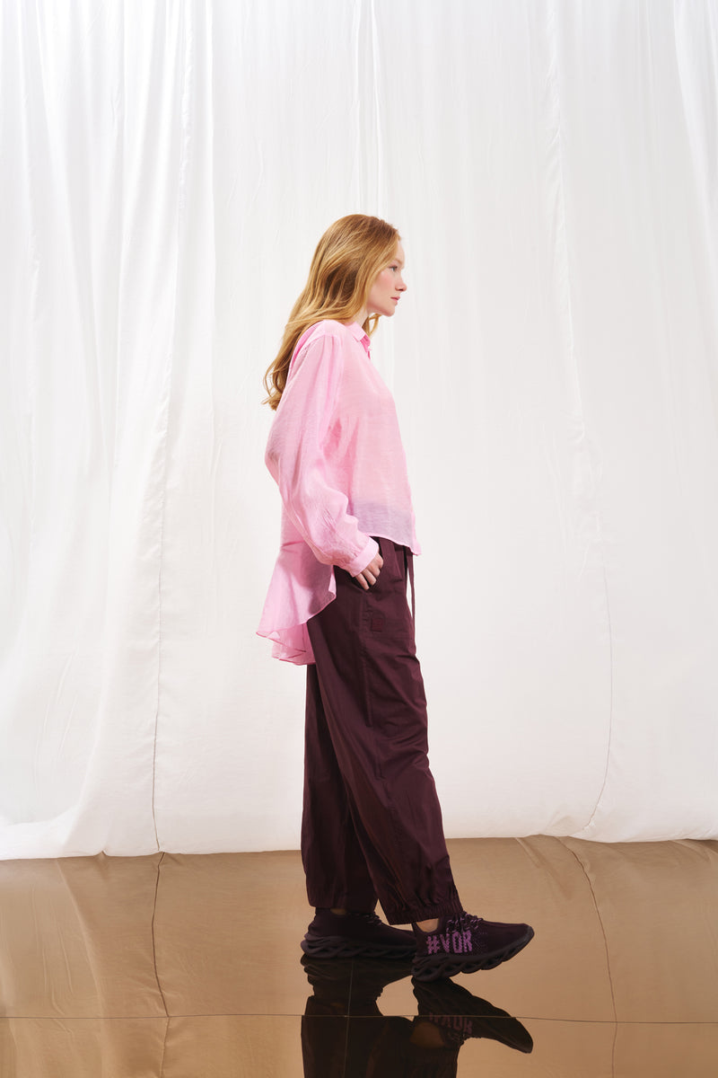 Bordo Poplin Pantolon 17108