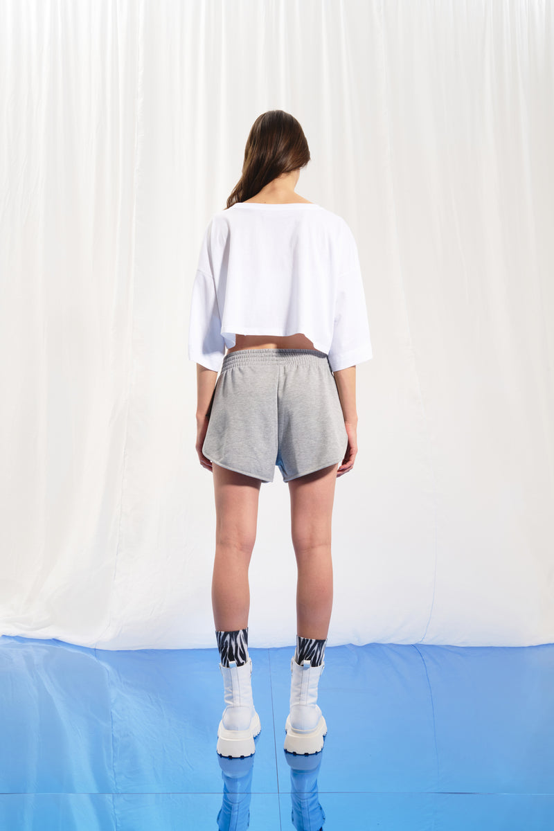 Gri Melanj Boxer Şort 17132