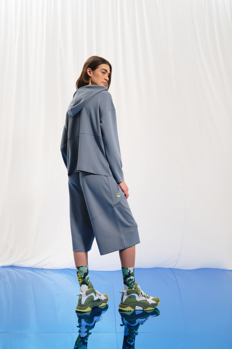 Gri Fermuarlı Sweatshirt 17144