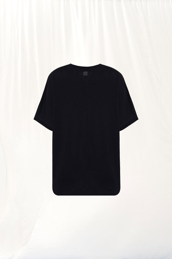 Siyah Payetli T-shirt 17153