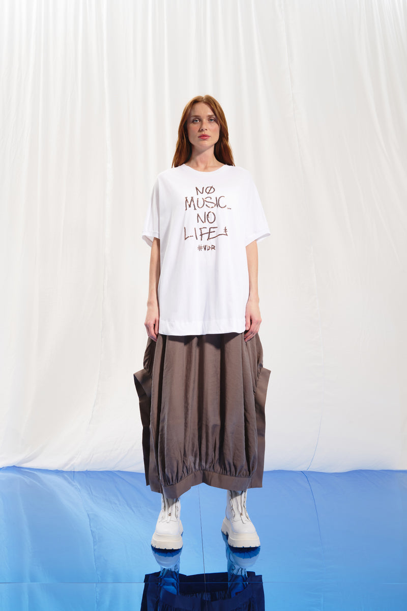 Beyaz Payetli T-shirt 17153