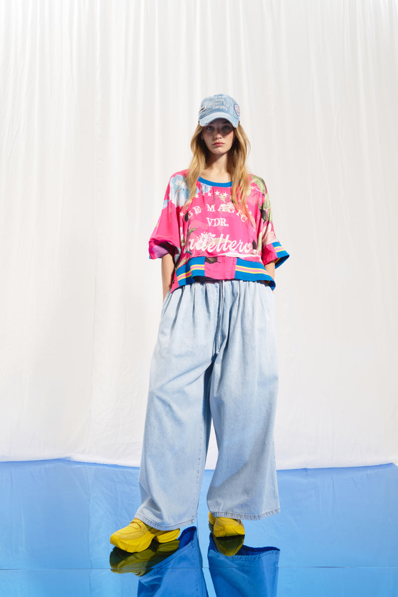 Açık Mavi Baggy Denim Pantolon 17196