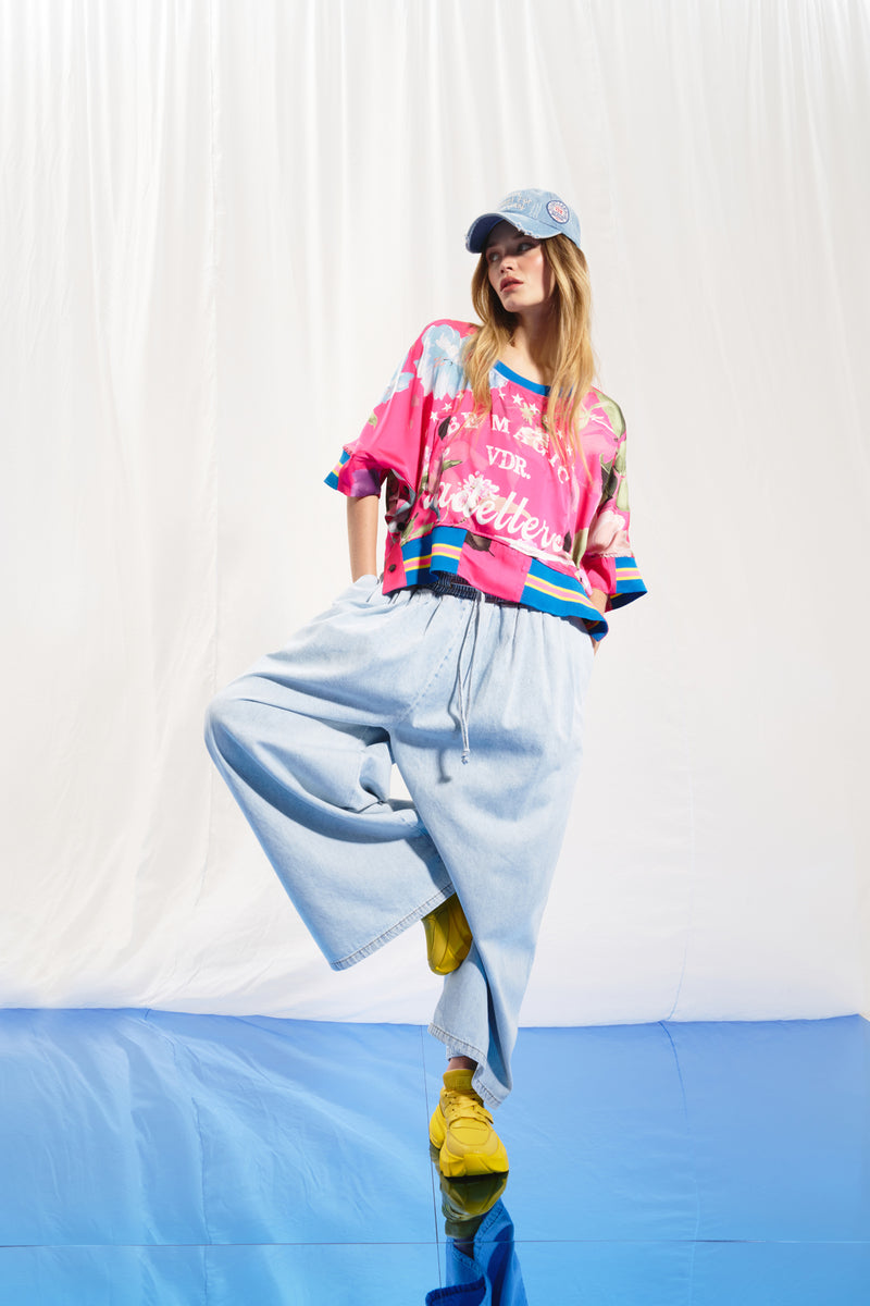Açık Mavi Baggy Denim Pantolon 17196