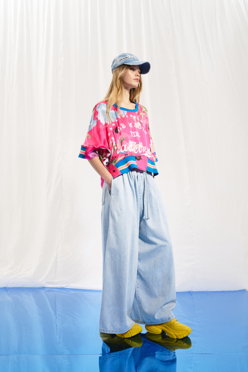 Açık Mavi Baggy Denim Pantolon 17196