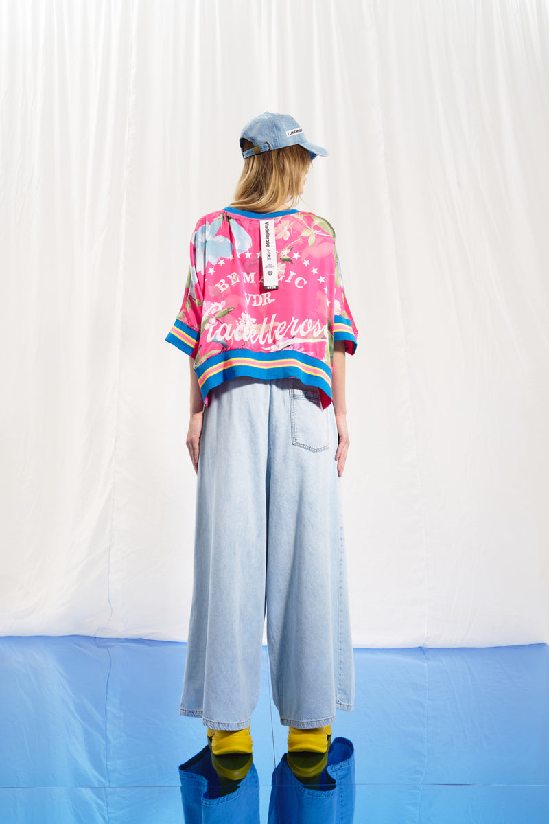 Açık Mavi Baggy Denim Pantolon 17196