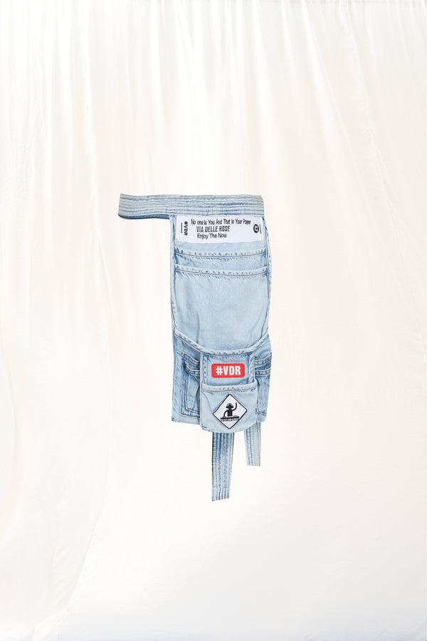 Açık Mavi Denim Kemer Aksesuar 17202