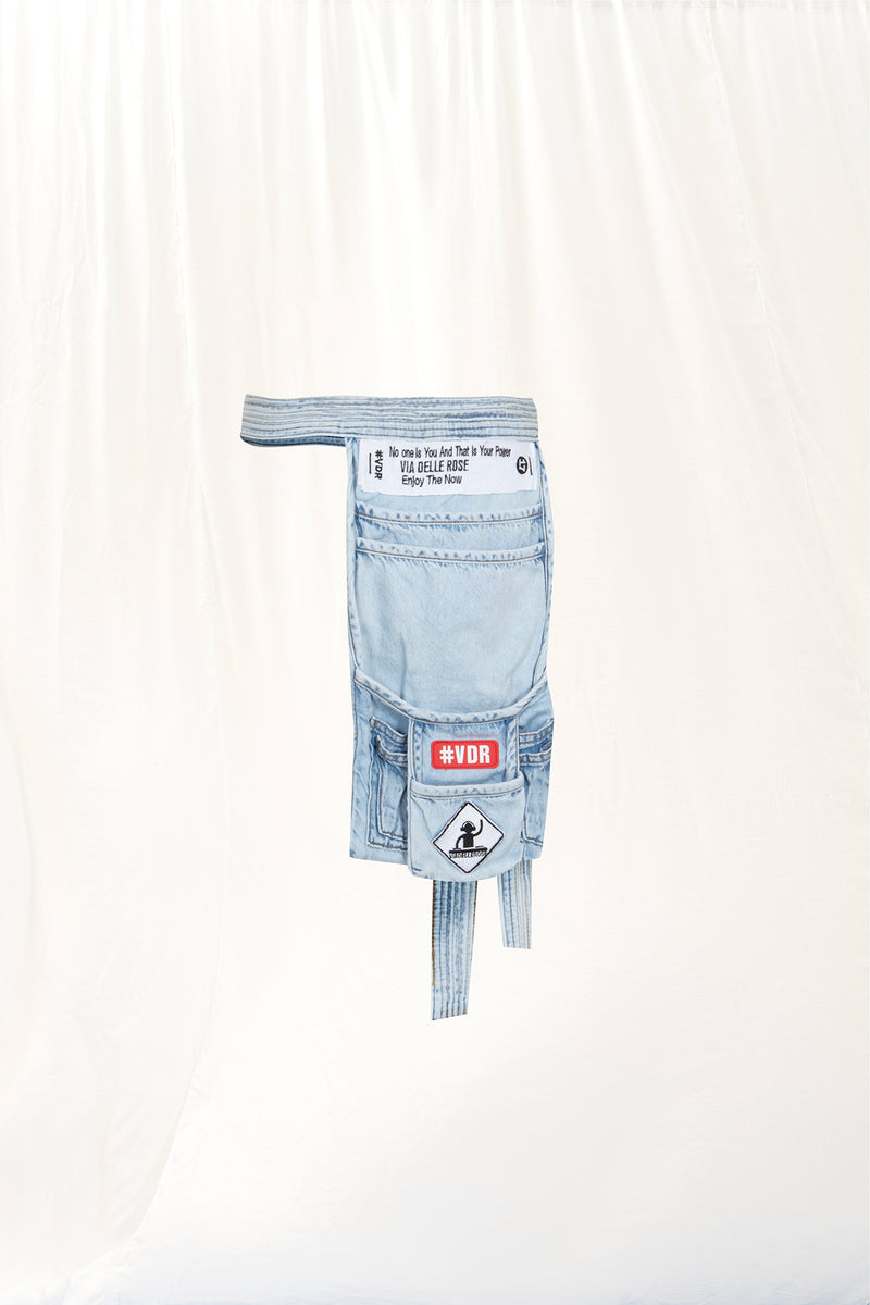 Açık Mavi Denim Kemer Aksesuar 17202