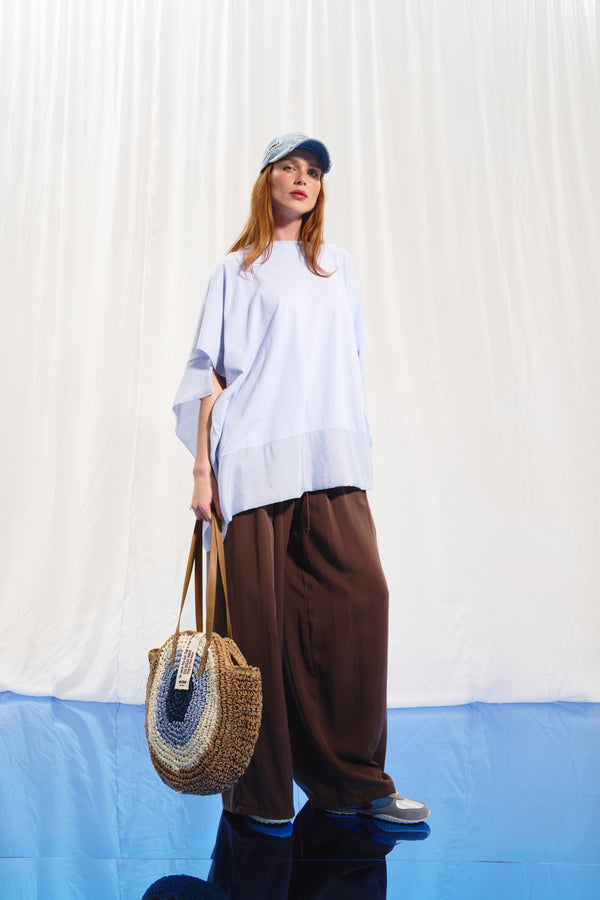 Lila Oversize Tunik 17237