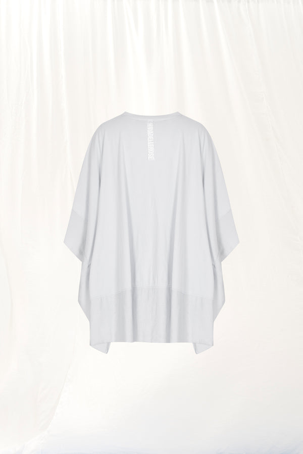 Beyaz Oversize Tunik 17237