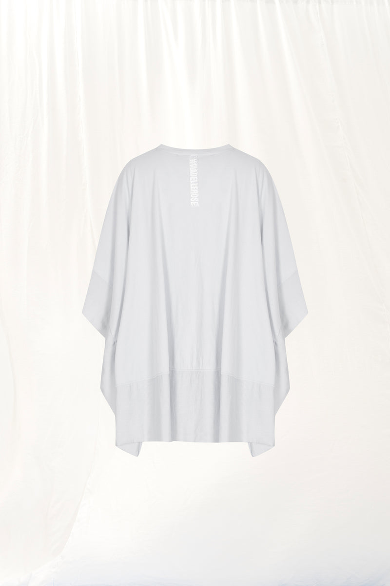 Beyaz Oversize Tunik 17237