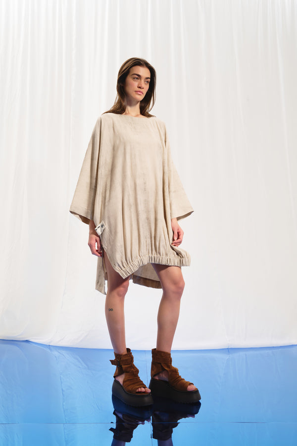 Bej Oversize Tunik 17286