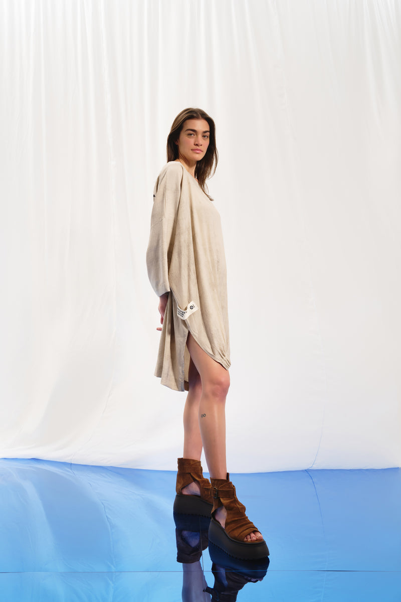 Bej Oversize Tunik 17286