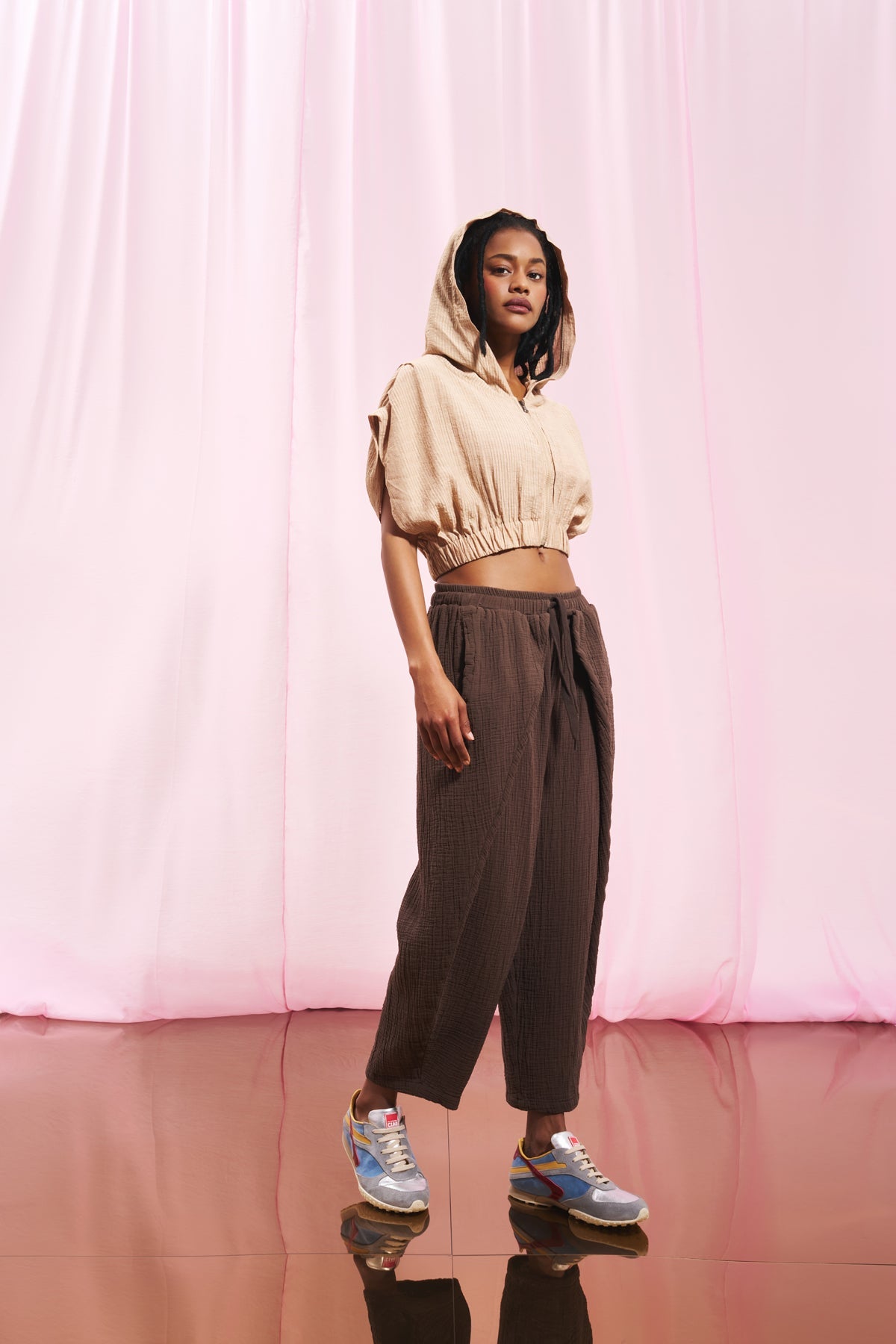 Kahverengi Baggy Pantolon 17314