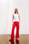 Mercan Flare Denim Pantolon 17352