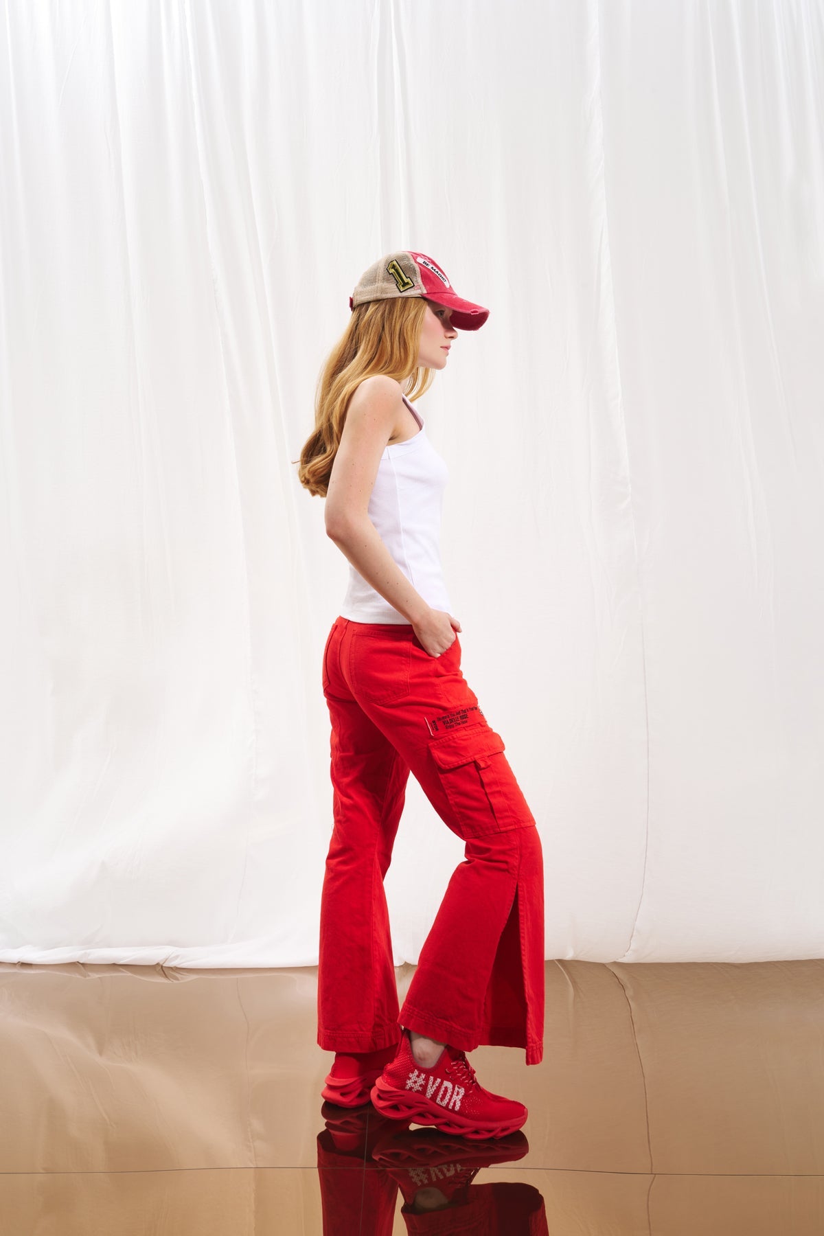 Mercan Flare Denim Pantolon 17352