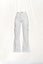 Beyaz Flare Denim Pantolon 17352