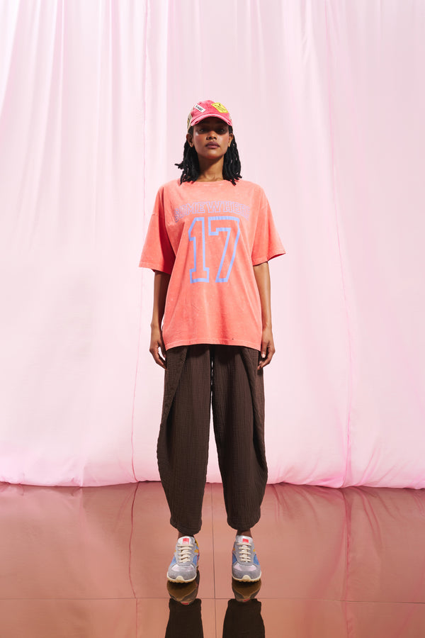 Mercan Baskılı T-shirt 17354