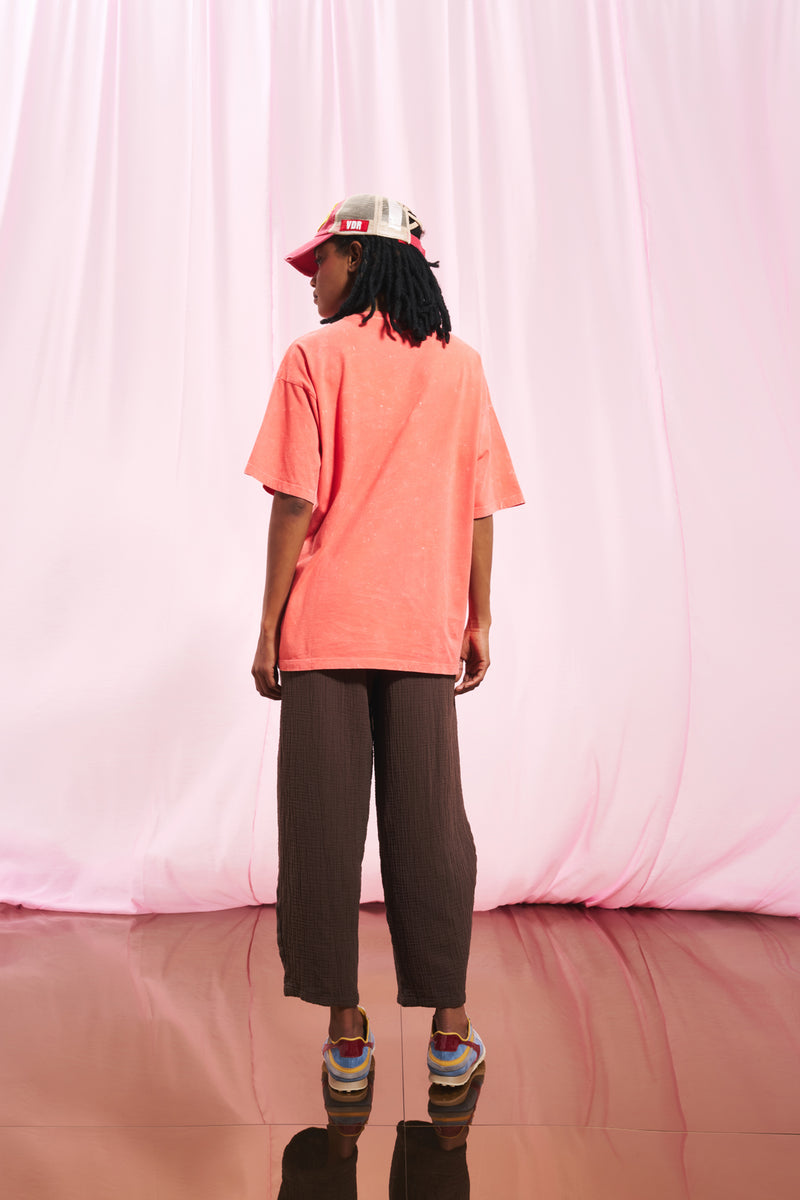 Mercan Baskılı T-shirt 17354