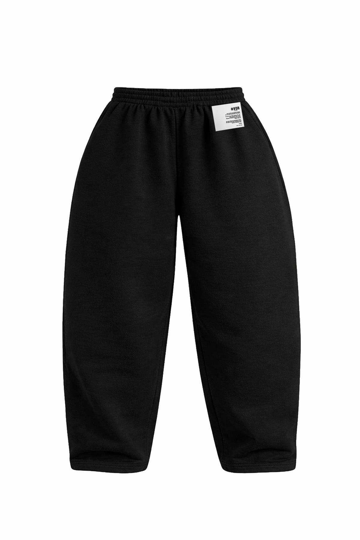 Siyah Pile Detaylı Baggy Pantolon 19041