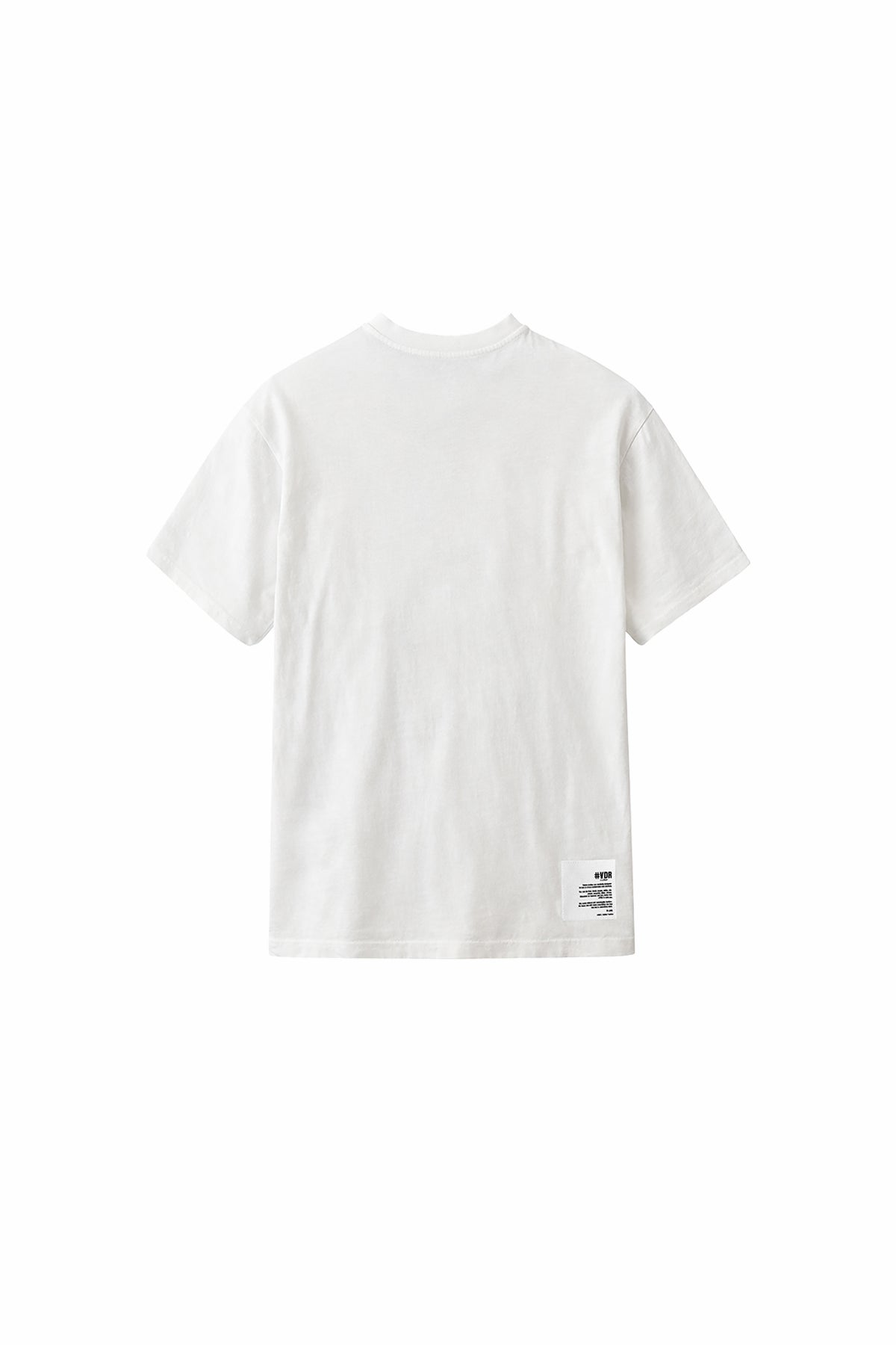 Beyaz Kelebek Baskılı Oversize T-Shirt 19080