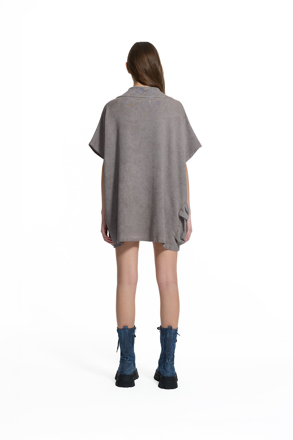 Vizon Aplike Cepli Oversize Sweatshirt 19194