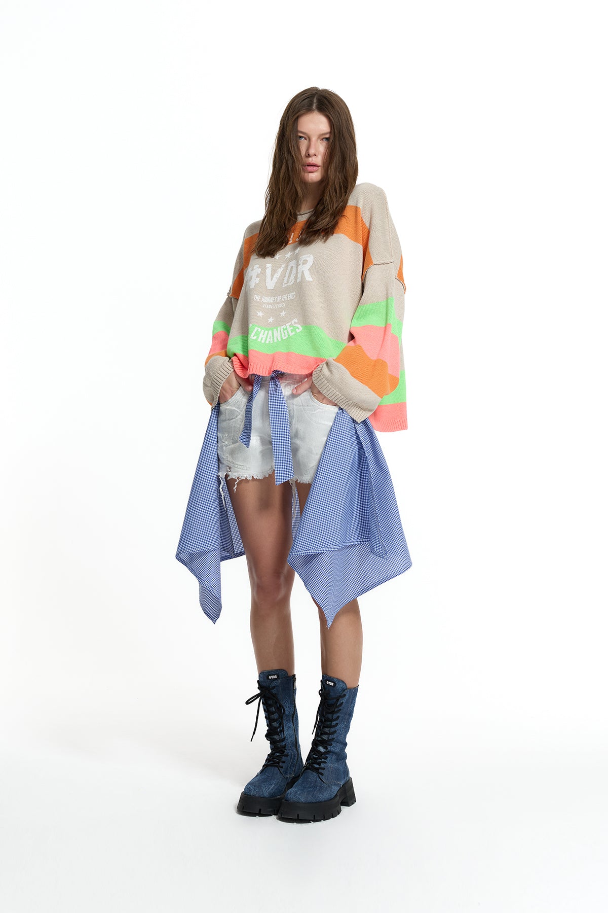 Çok Renkli  Kazak 19218