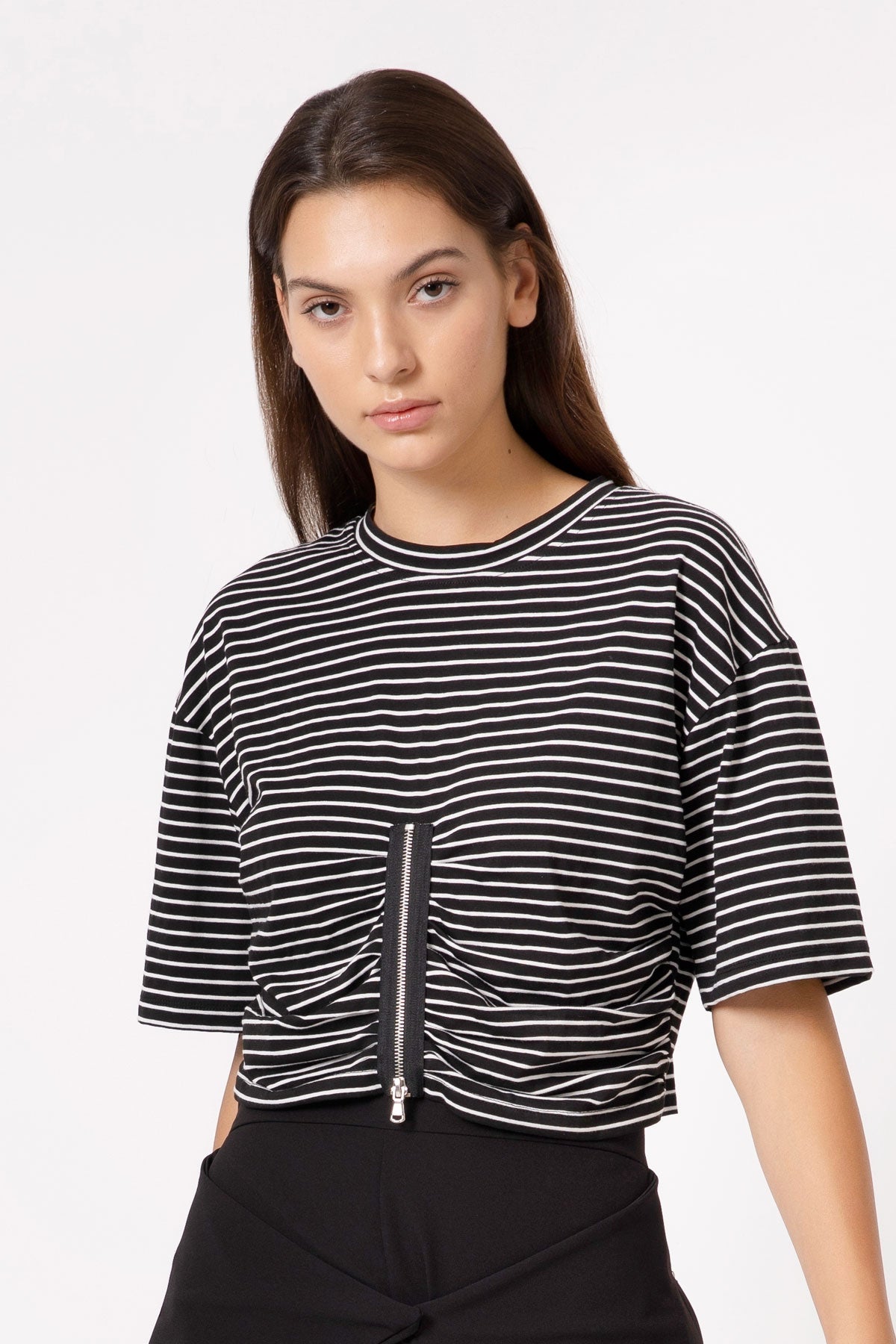 Siyah Krem  T-shirt 4489