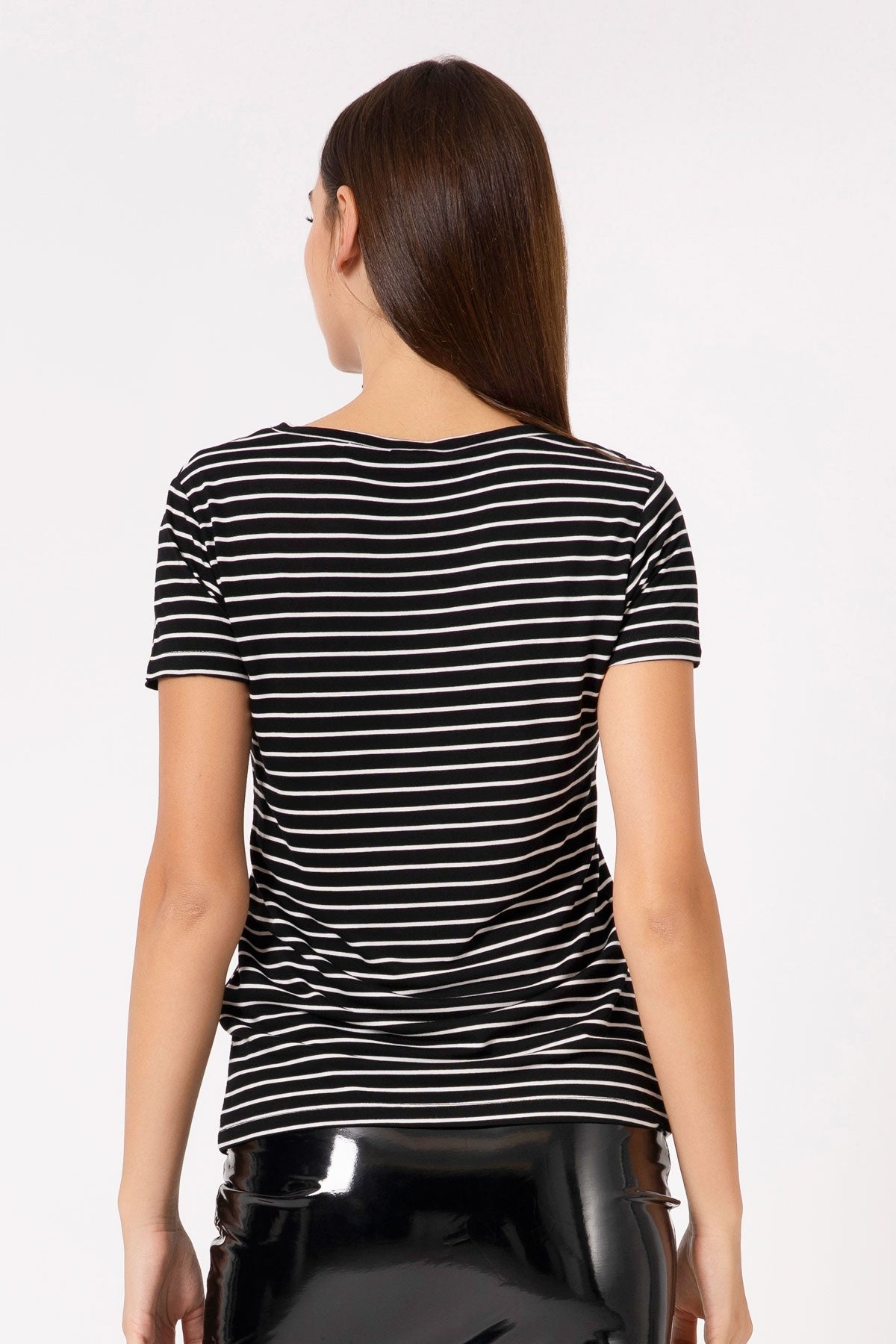 Siyah Beyaz  T-shirt 4522