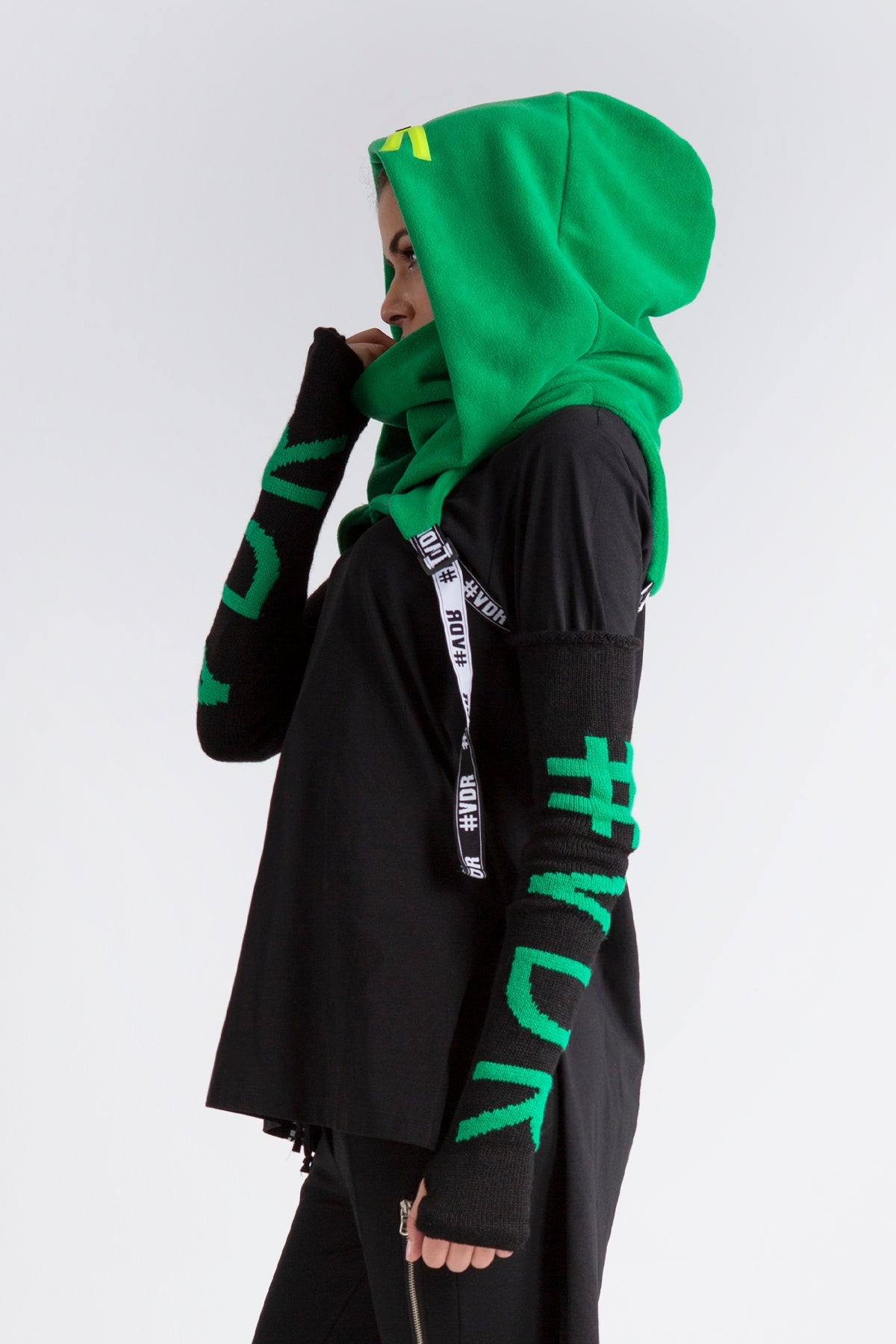 Siyah Yesil  Eldiven 6000