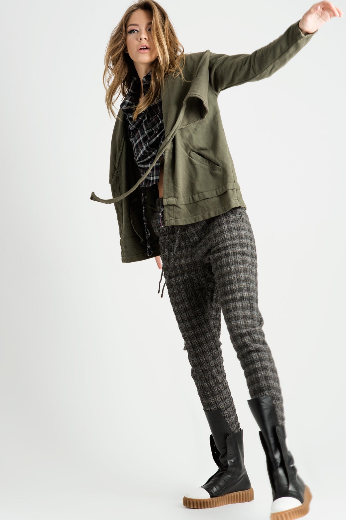 Haki  Sweatshirt 6056