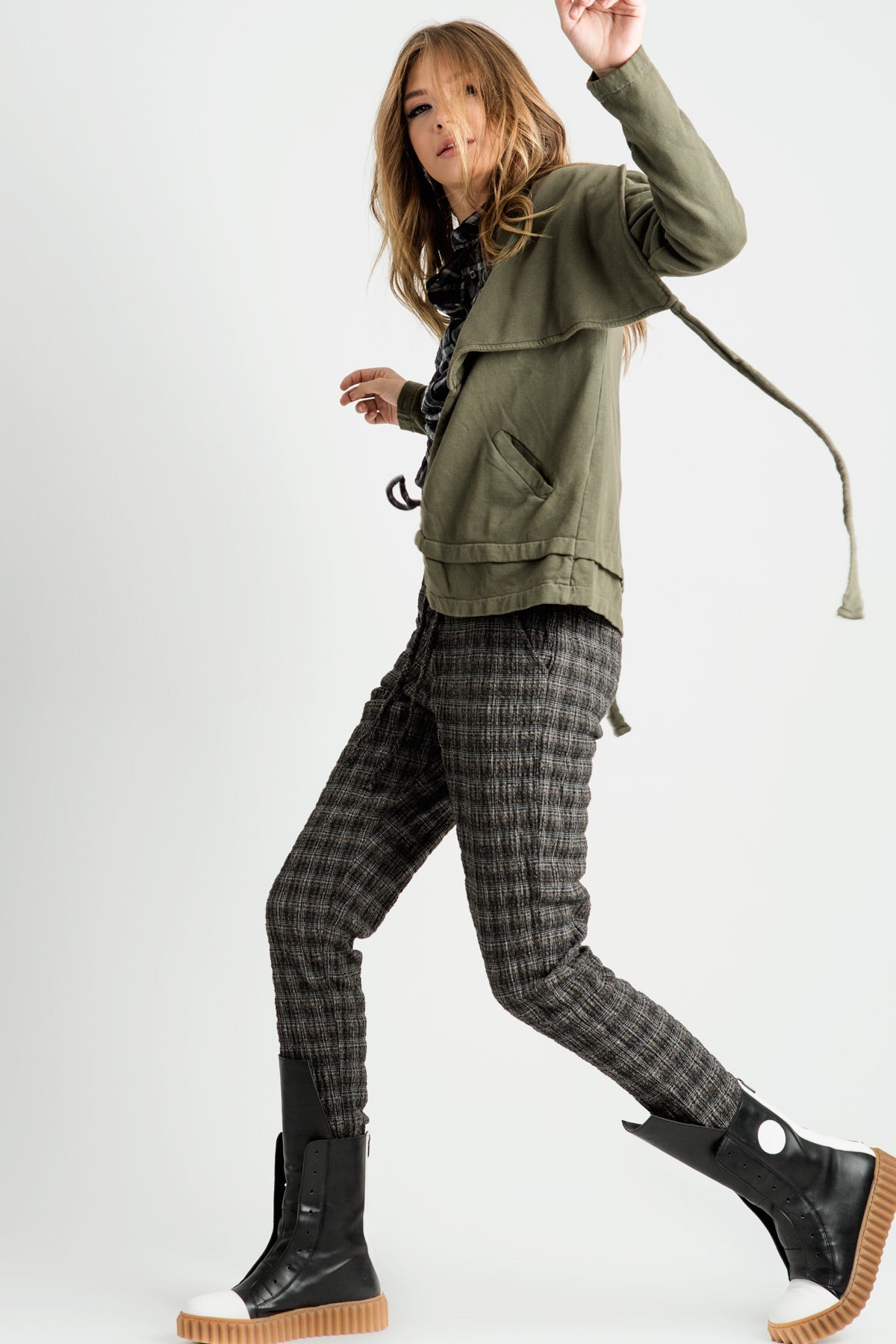 Haki  Sweatshirt 6056