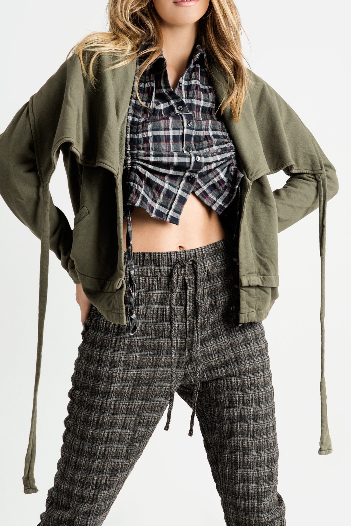 Haki  Sweatshirt 6056
